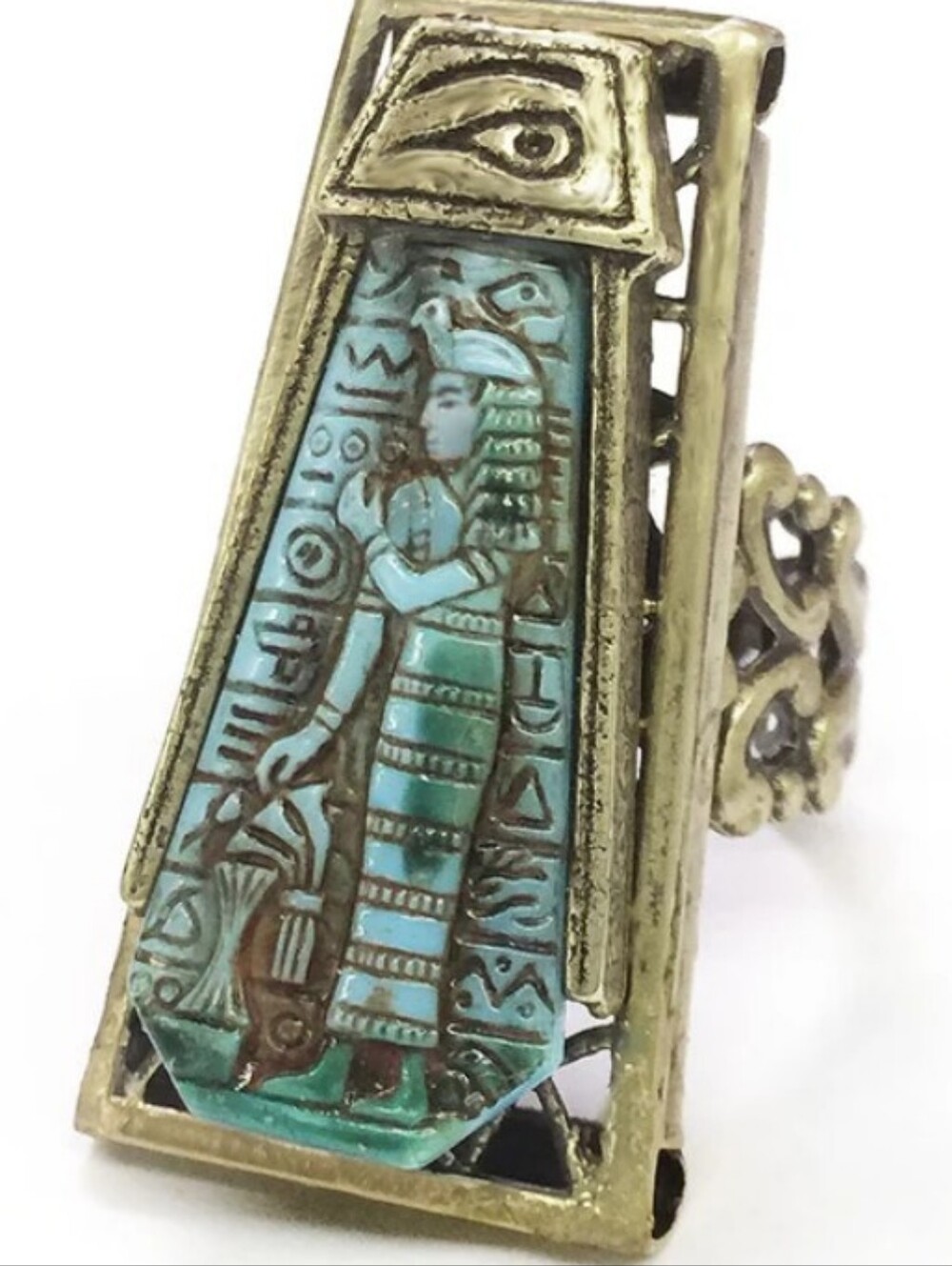 Ancient Egyptian Goddess Protection Healing Ring